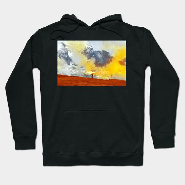 Coloring mountains Hoodie by fokafoka